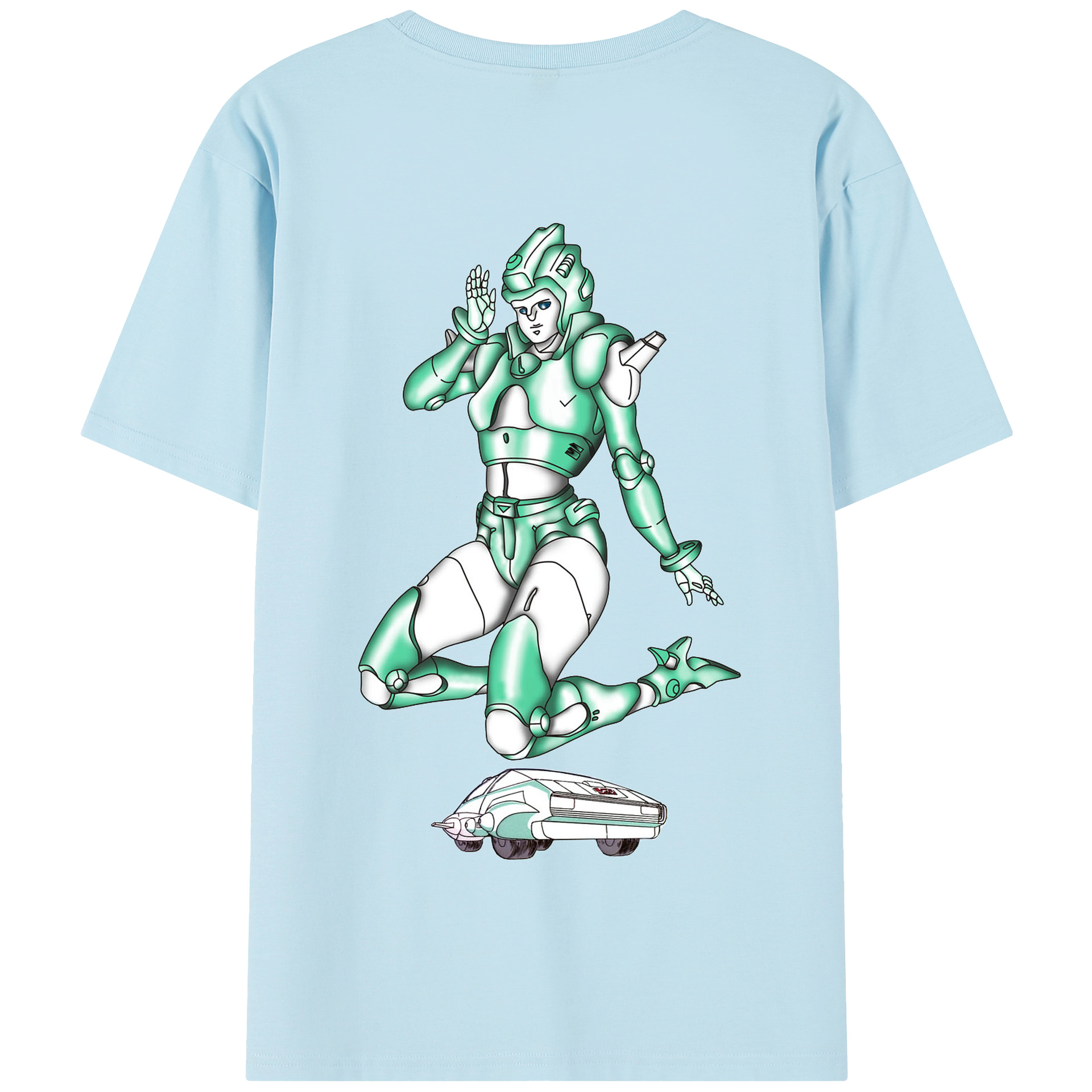 （画像用）  綿100％半袖Tシャツ（背面プリント）